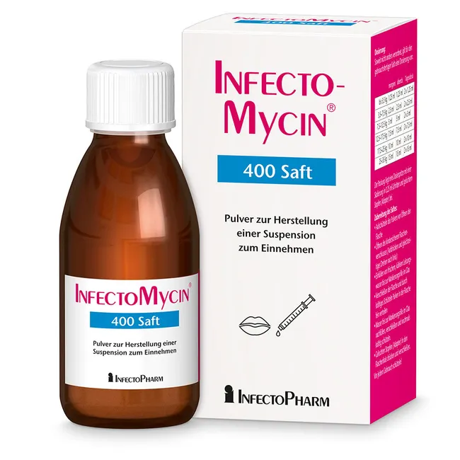 INFECTOMYCIN® 400 Saft 400mg/5ml powder for oral suspension 2x75ml